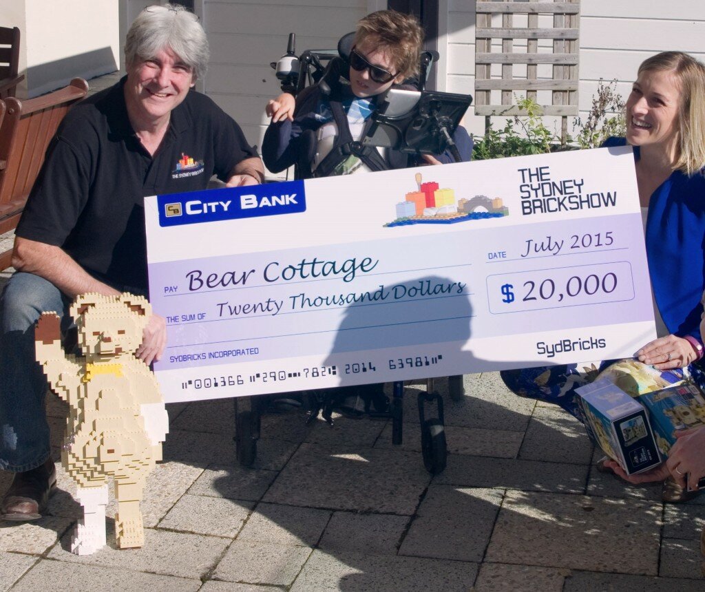 Sydbricks Donation to Bear Cottage 2015